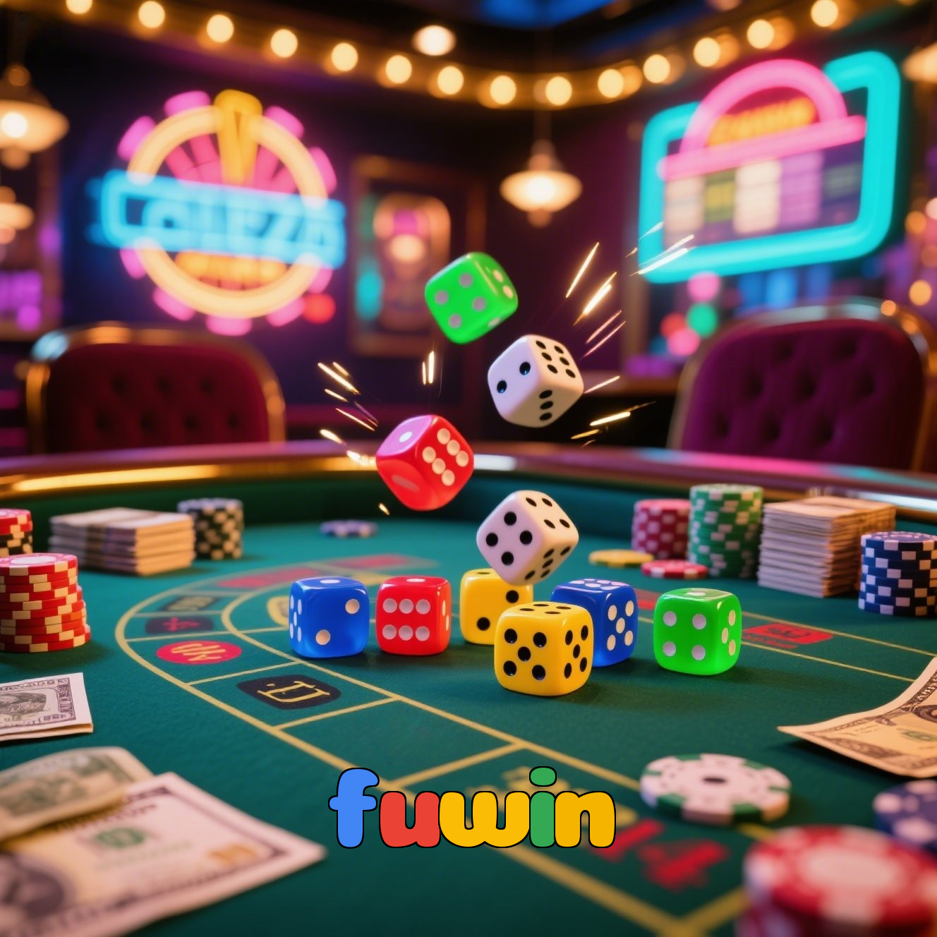 fuwin：Venha viver a emoção do cassino! Gire a roleta e ganhe grandes prêmios!